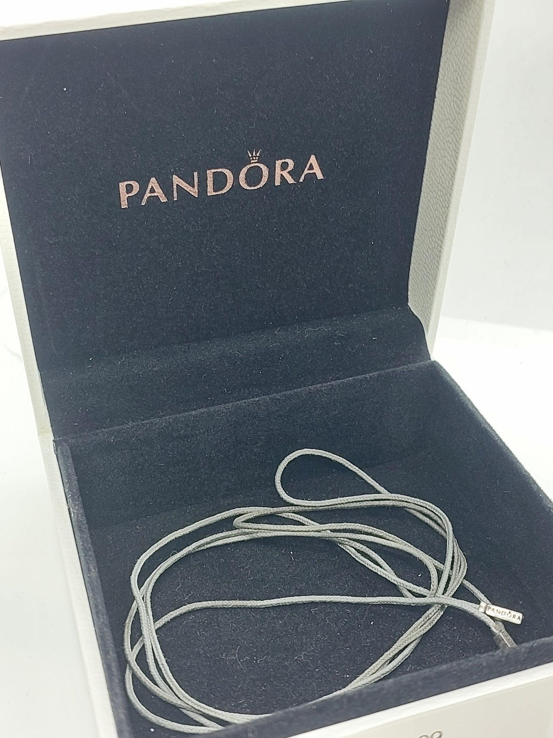 Pandora Black String Necklace