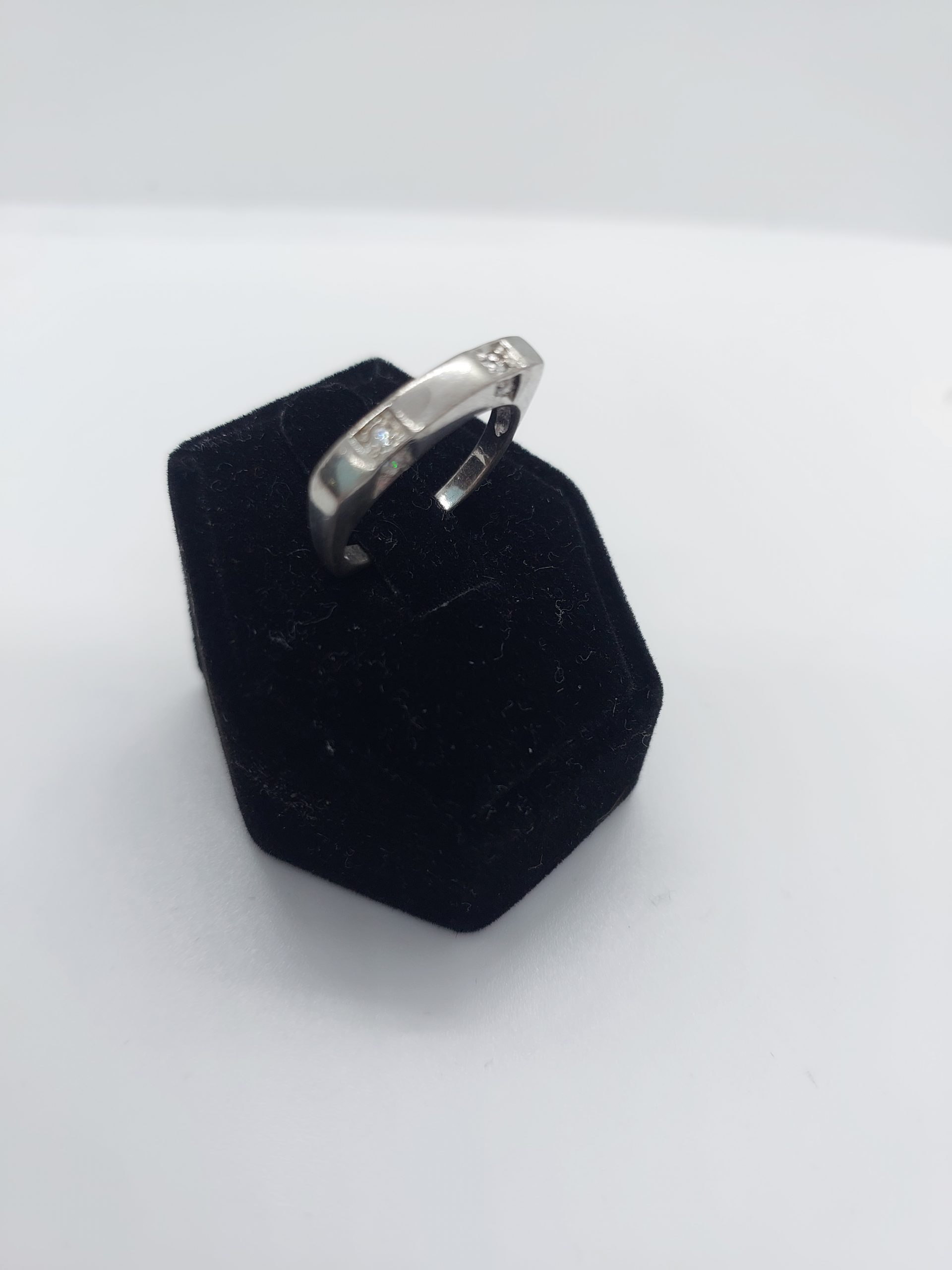 Silver Ring with two inserts