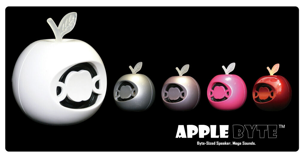Musibytes Apple Byte pink Mini MP3 iPod iPhone 4 5 6 plus Speaker 1
