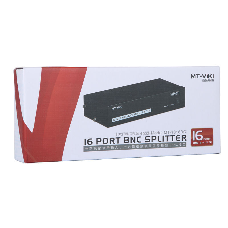 16 Port BNC Splitter Box 1 into 16 Video Distributor Multipler MT-1016BC for Security CCTV Camera DVR