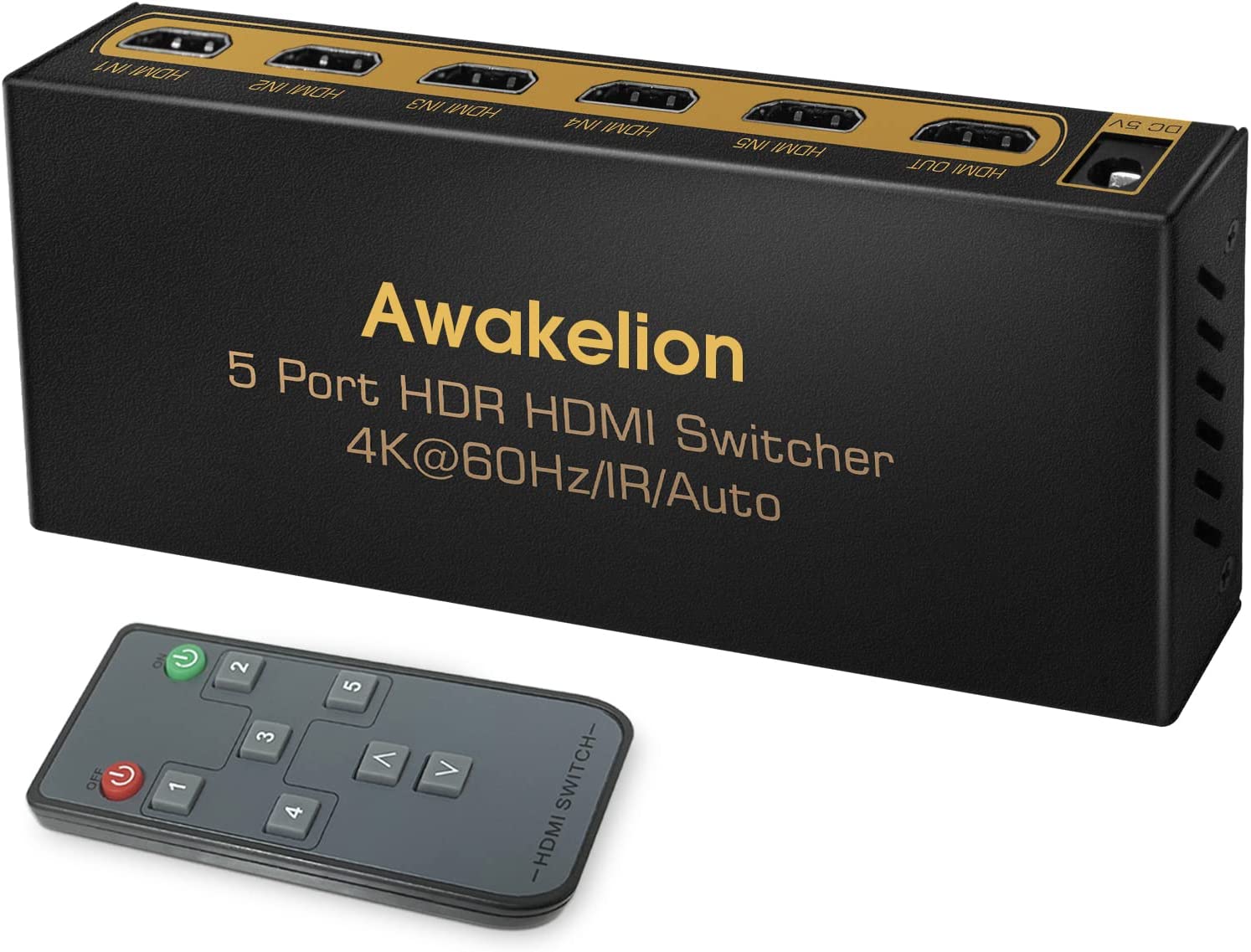 Awakelion HDMI Switch 4K 60Hz HDMI 1