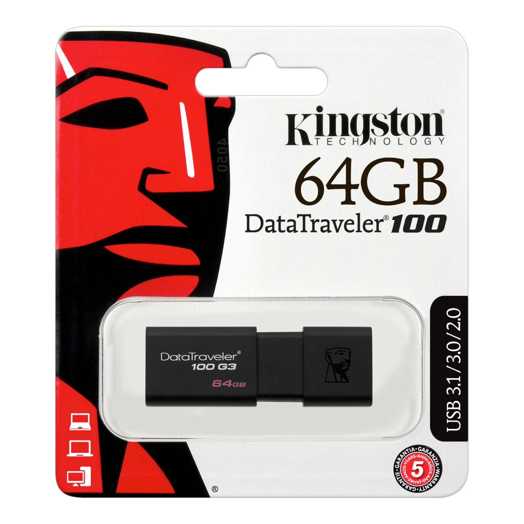 Kingston Data Traveler 64GB 100