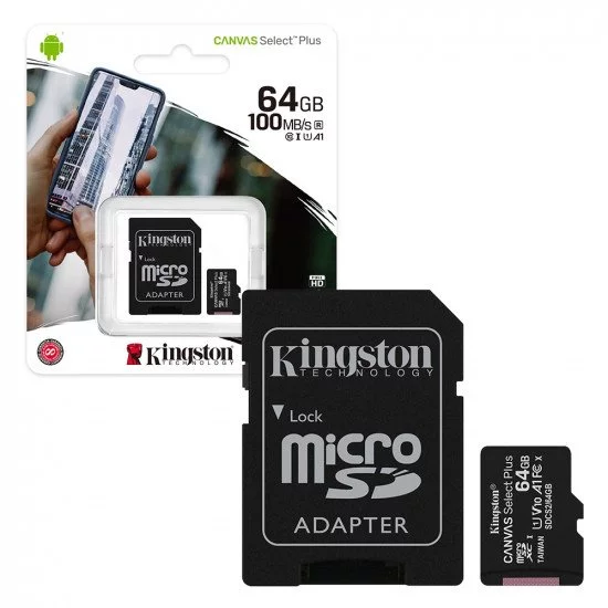 Kingston Micro SD 64GB 100 M