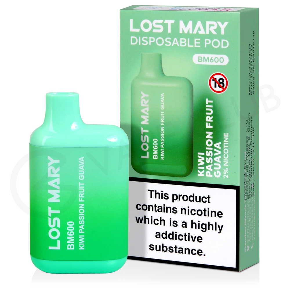 Lost Mary Kiwi Passion Fruit Guava