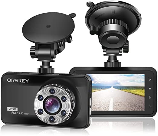 ORSKEY Dash Cam S680 1080P Full HD Car Camera DVR Dashboard 170 Wide Angle WDR