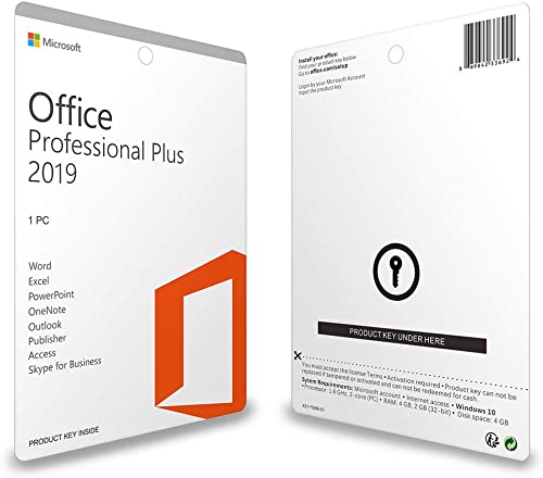 Office Professional Plus Product Key 1 PC 2019