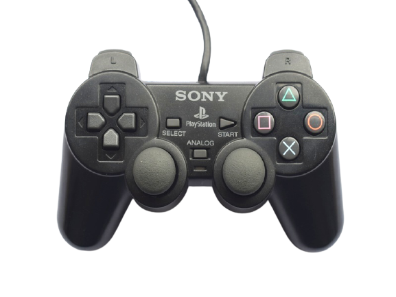 PS2 Official Dual Shock 2 Controller Black Grade B