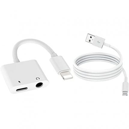 2 In 1 Lightning Charger Cable Adapter