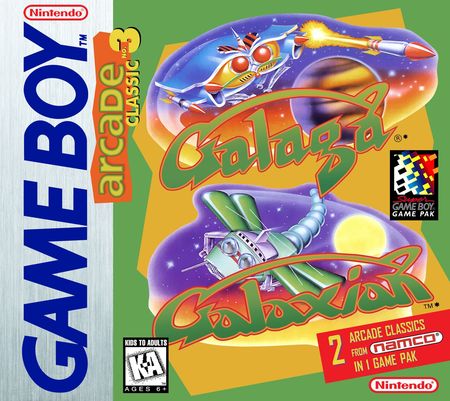 Nintendo Game Boy Arcade Classic No 3 Galaga Galaxian