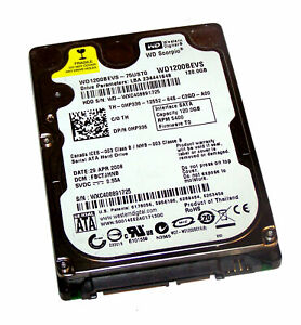 Western Digital WD1200BEVS-22USTO - 120GB 5.4K RPM SATA 2.5" Hard Disk Drive (HDD)
