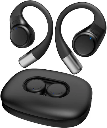 +VEN-DENS Open-Ear Sport Earbuds, Bluetooth 5.4 Wireless Headphones with Ear Hooks