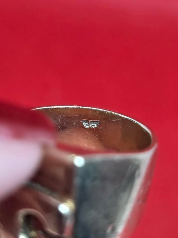 +9K Gold Signet Ring CG 28.1g - Image 5