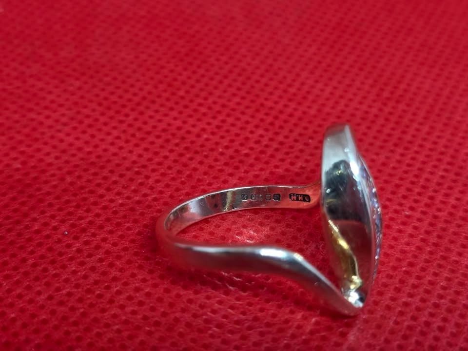 +Elegant 9k Gold Diamond Ring with 0.33 carats of sparkling diamonds 6,6 gramm - Image 8