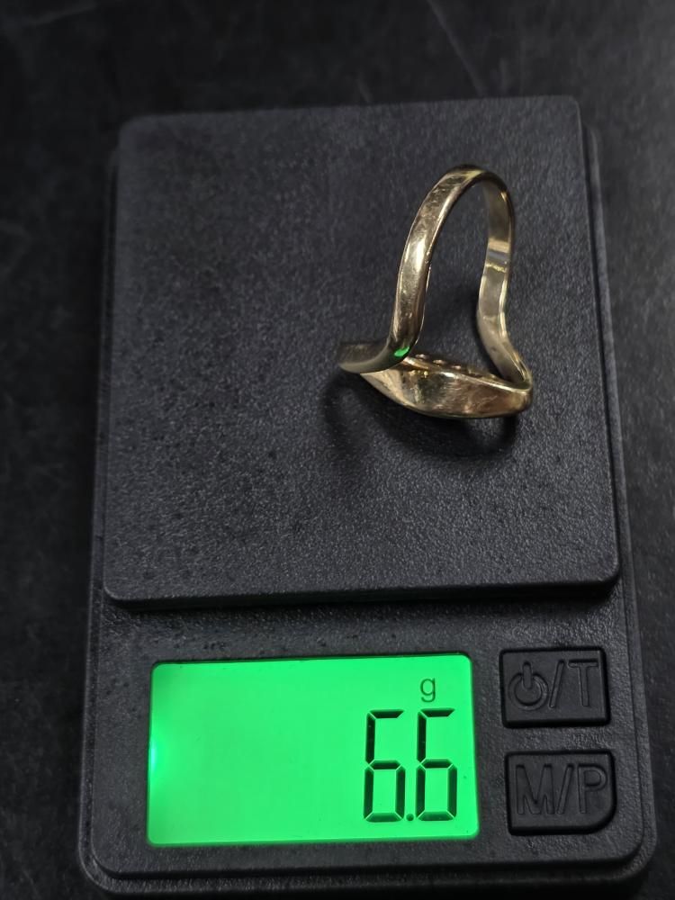 +Elegant 9k Gold Diamond Ring with 0.33 carats of sparkling diamonds 6,6 gramm - Image 9
