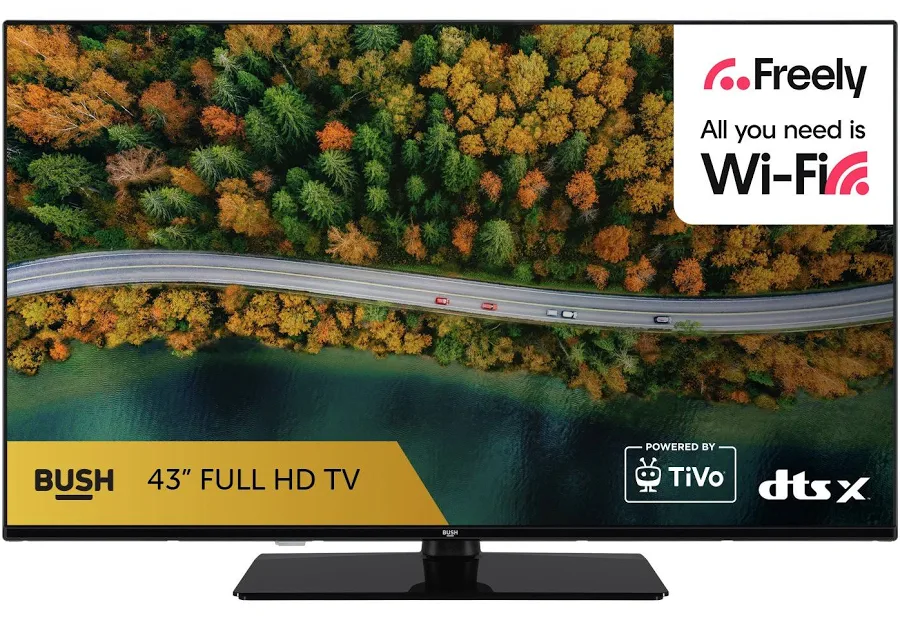 +Bush DLED43FHDSB 43" Smart FHD LED TV, boxed
