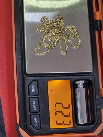 Gold chain 2,23 gramm