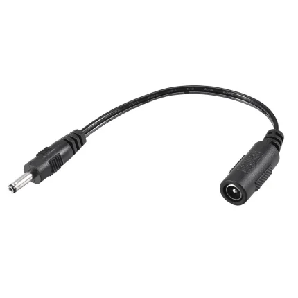 Adapter Connector Converter 5.5x2.1mm to 3.5x1.35mm 15cm DC Power Connect