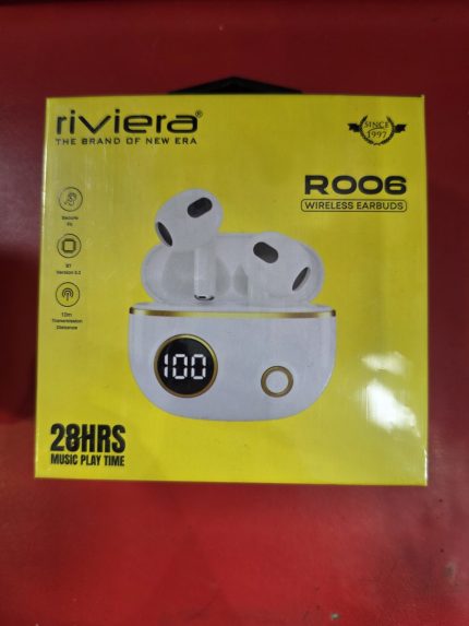 Riviera tws true wireless earbuds powerful bass r006