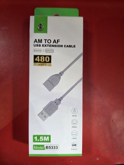 am to af usb extension cable 480 mbps 1.5m B5333