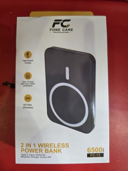 fc-13 in 1 wireless power bank 6500