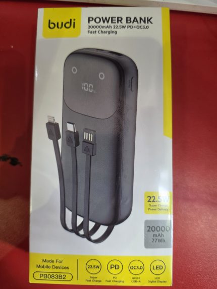 budi powerbank 20000 mAh 22.5w